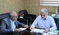 نشست مهندس مهدی جهانی کیا، با مدیر امور اراضی خراسان جنوبی