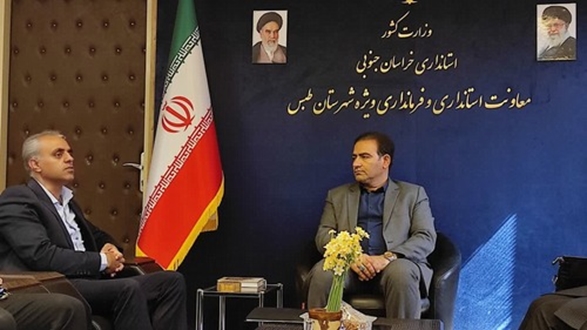 دیدار سرپرست شرکت شهرک‌های صنعتی خراسان جنوبی با معاون استاندار و فرماندار ویژه شهرستان طبس