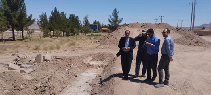 بازدید و نظارت کارشناسان معاونت فنی شرکت شهرکهای صنعتی خراسان جنوبی از شهرک صنعتی قاین
