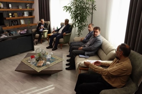 دیدار فرماندار شهرستان خوسف با مهدی جهانی کیا
